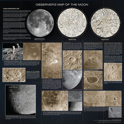 Celestron Deluxe Folding Moon Map
