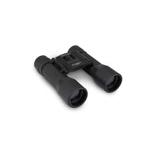 Black binoculars on a white background