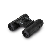 Black binoculars on a white background