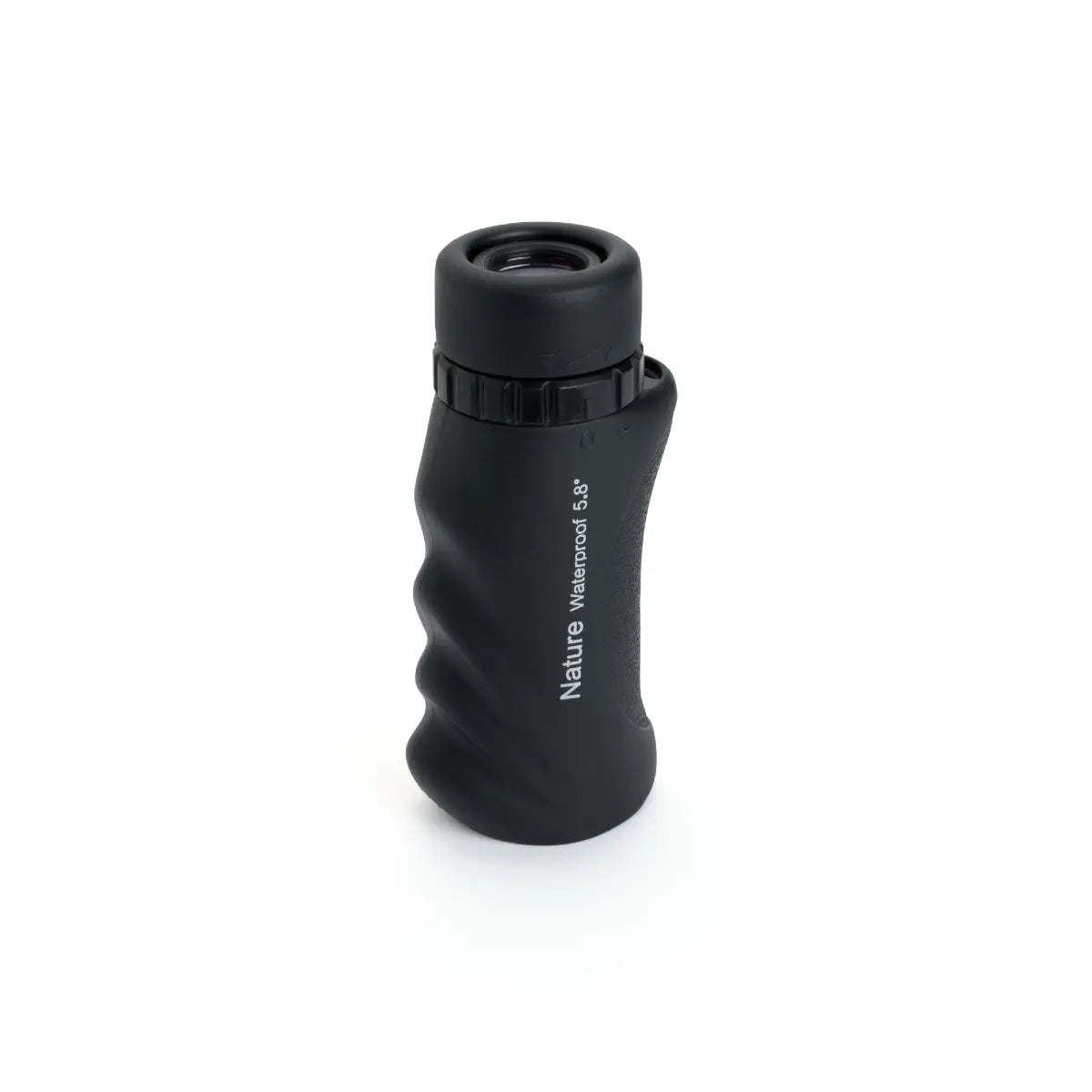Black monocular with 'Nature Waterproof' text on a white background