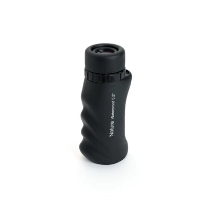 Black monocular with 'Nature Waterproof' text on a white background