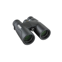Black binoculars on a white background