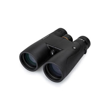 Black binoculars on a white background