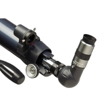 Telescope with eyepiece on a white background