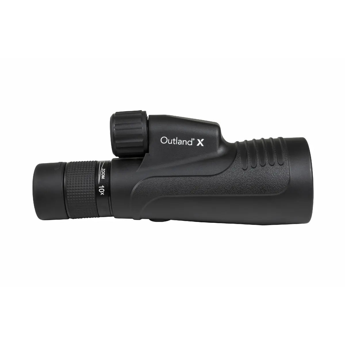 Black Outland X monocular on a white background