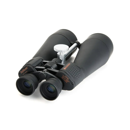 Pair of binoculars on a white background