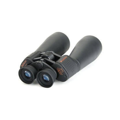 Pair of binoculars on a white background
