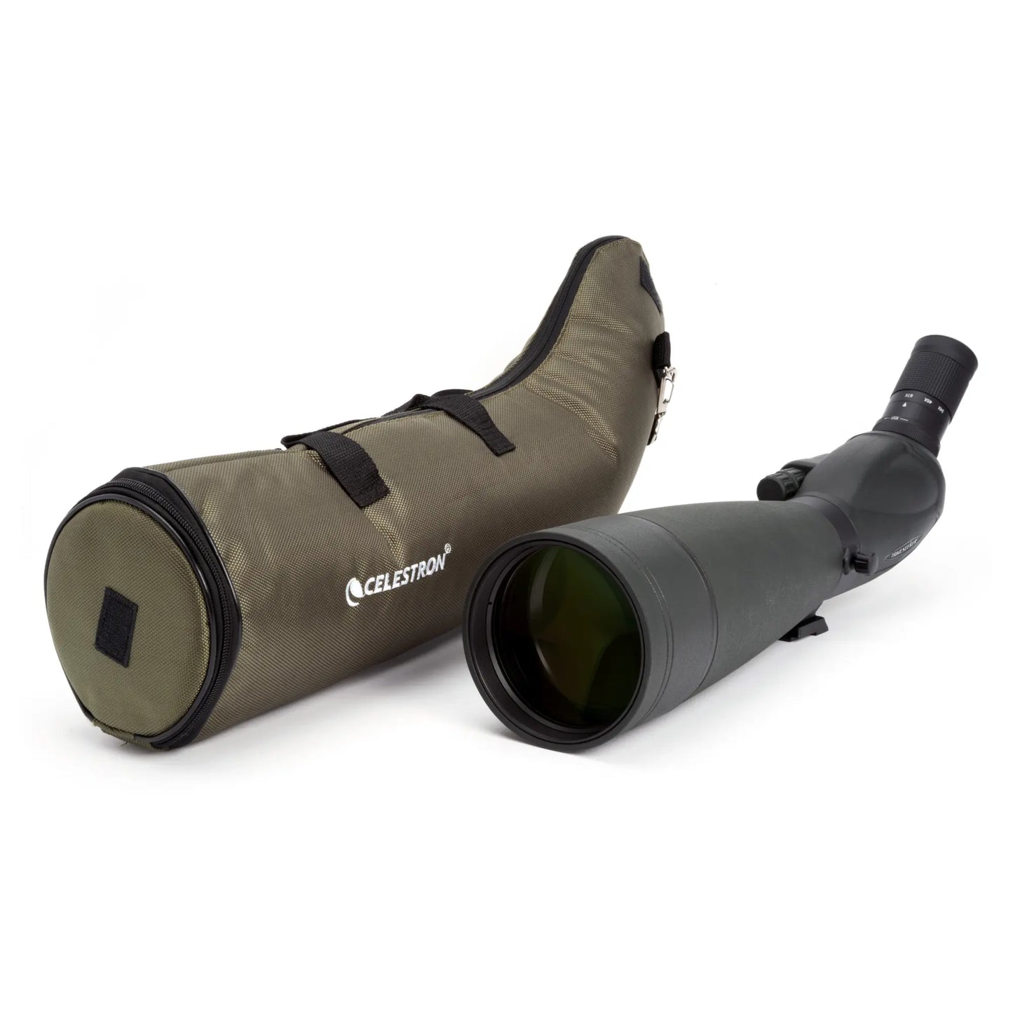 Celestron TrailSeeker 22–67x100 Angled Zoom Spotting Scope