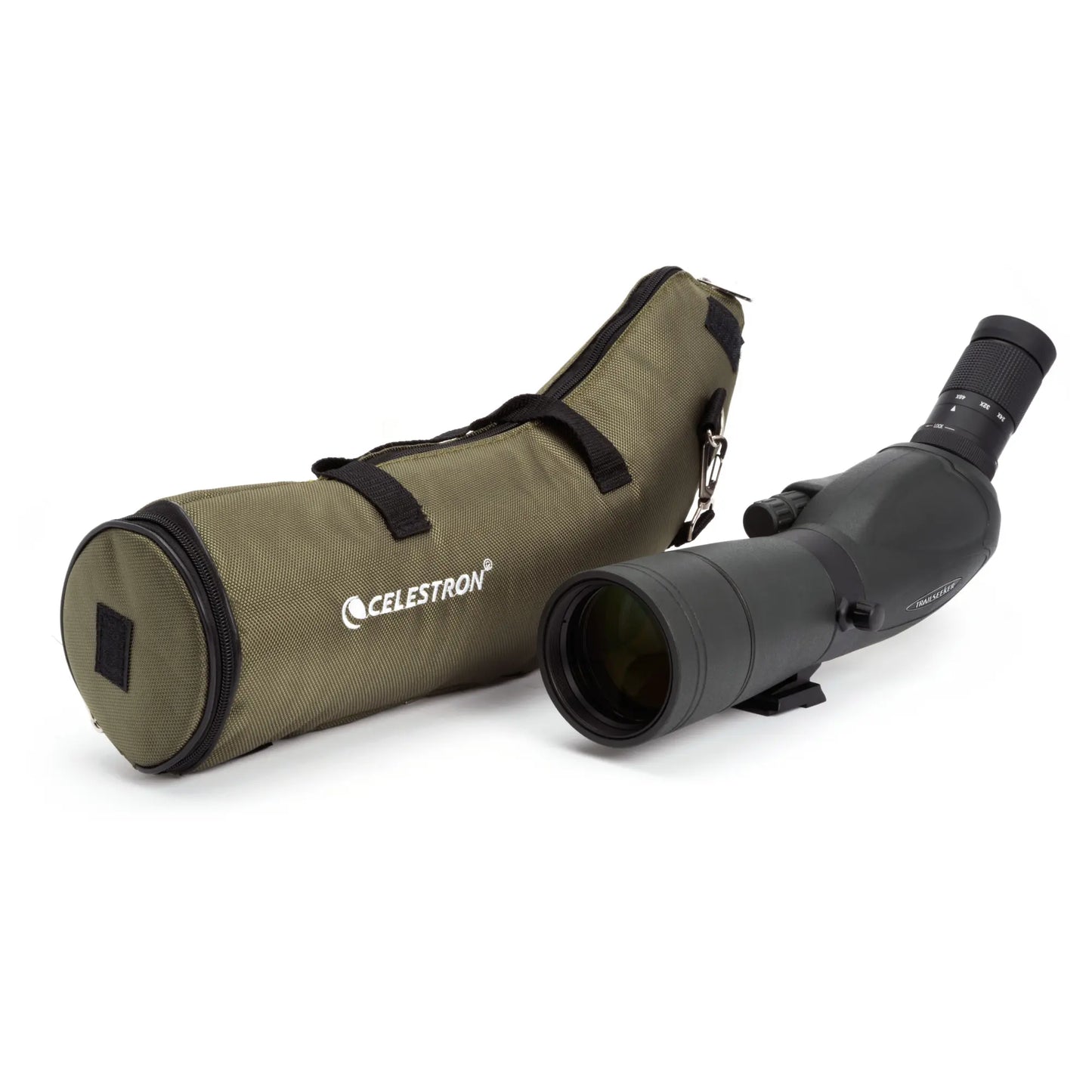Celestron TrailSeeker 16–48x65 Angled Zoom Spotting Scope