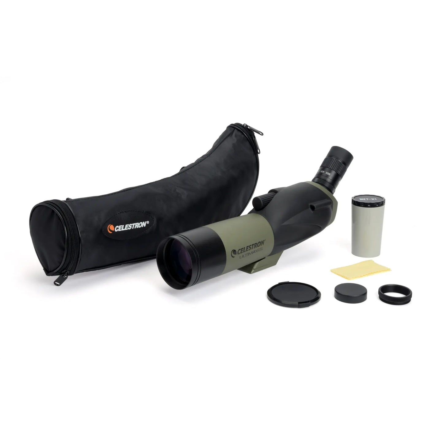 Celestron Ultima 18–55x65 Angled Zoom Spotting Scope