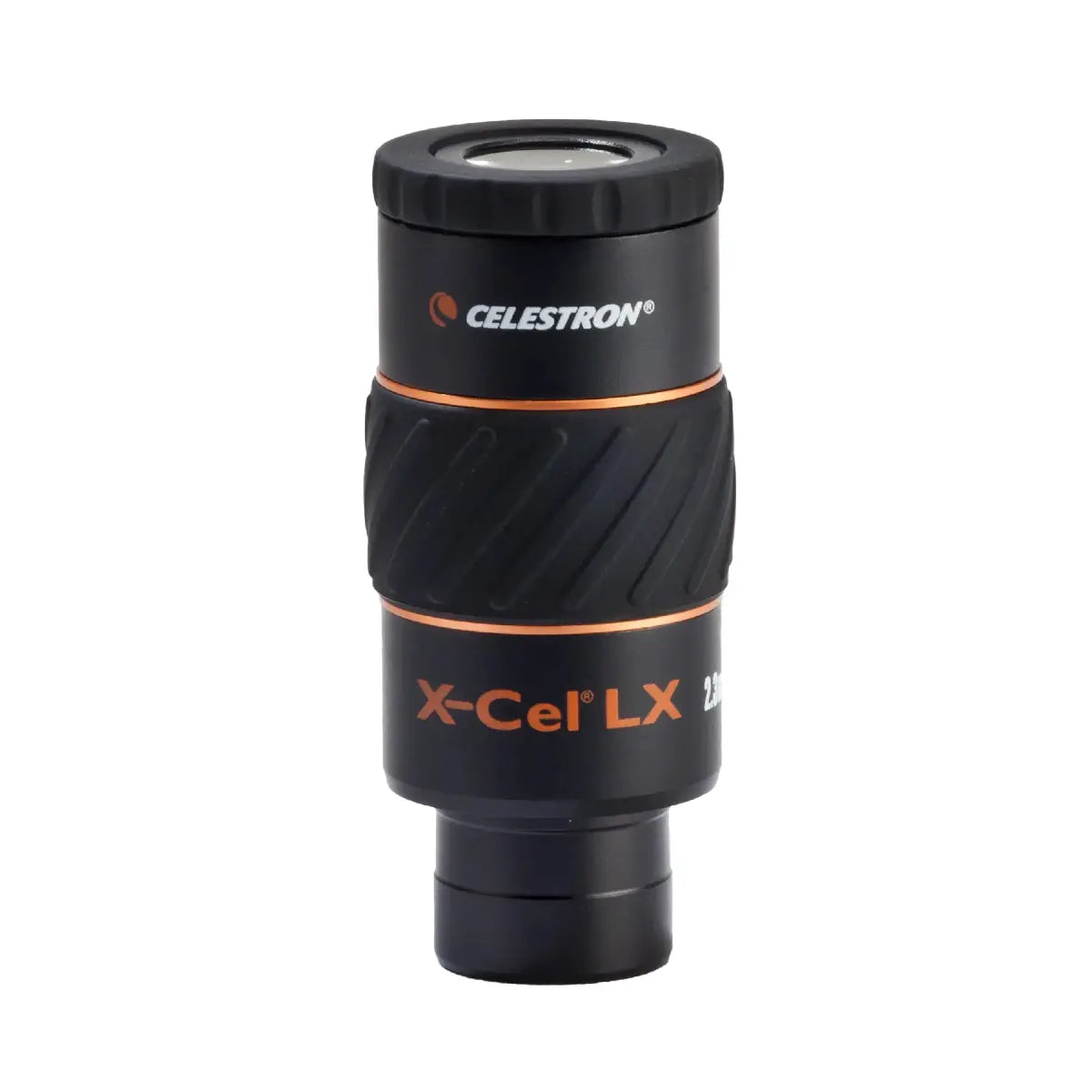 Celestron X-Cel LX eyepiece on a white background