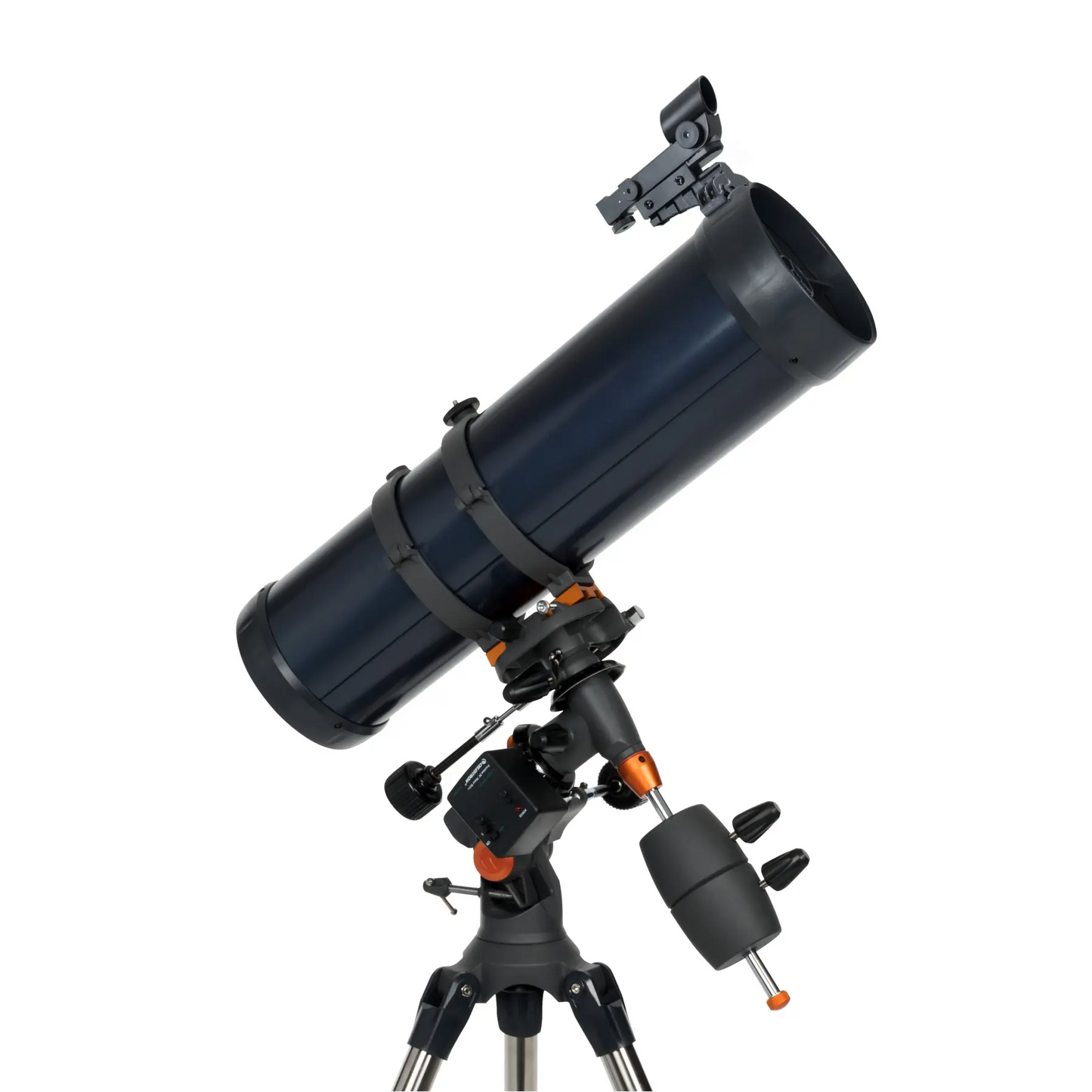 Telescope on a white background