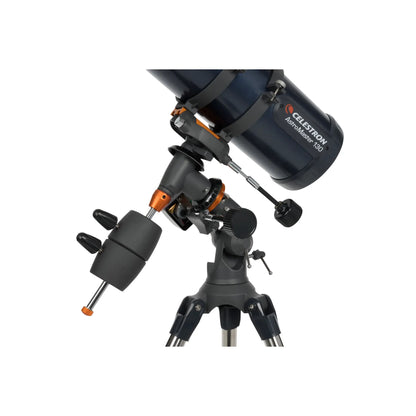 Telescope with Celestron logo on a white background