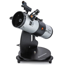 Celestron telescope on a white background