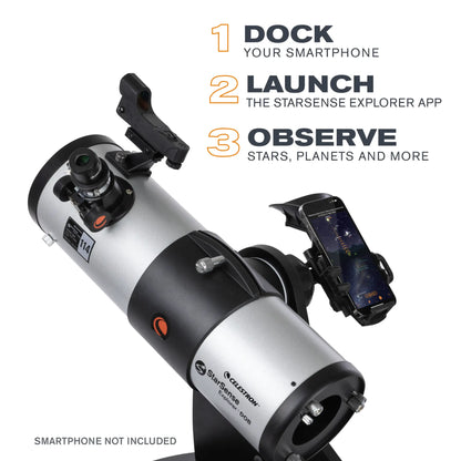 Celestron StarSense Explorer 114mm Tabletop Dobsonian Telescope