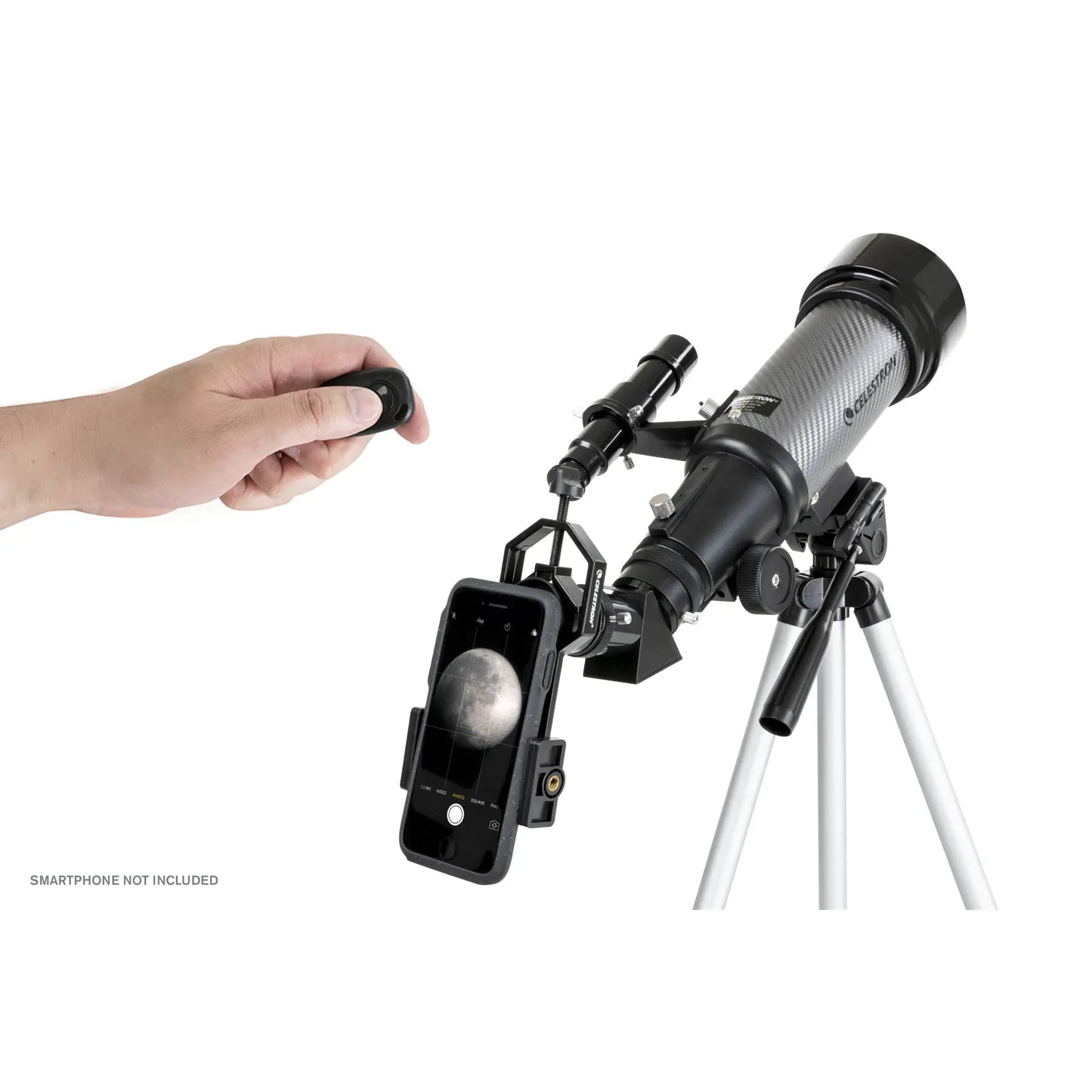 Celestron Travel Scope 70 DX - Refractor Telescope with Smartphone Adapter & Backpack