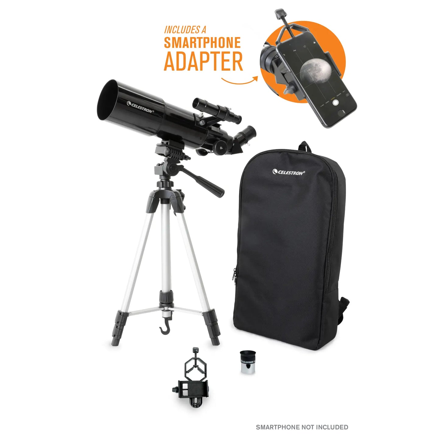 Celestron Travelscope 80 with Backpack & Smartphone Adapter