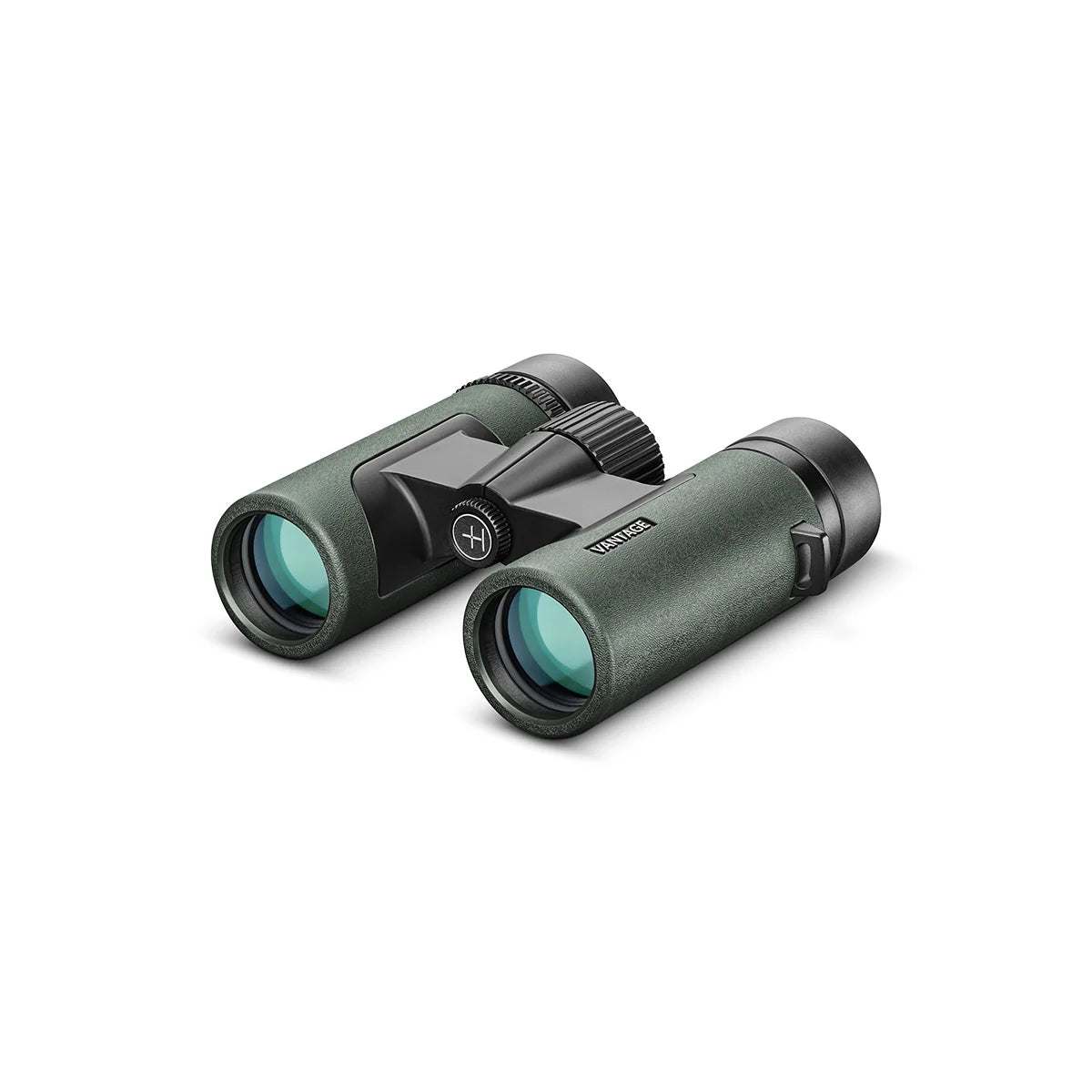Hawke Vantage 10x32 Binoculars Green front angle