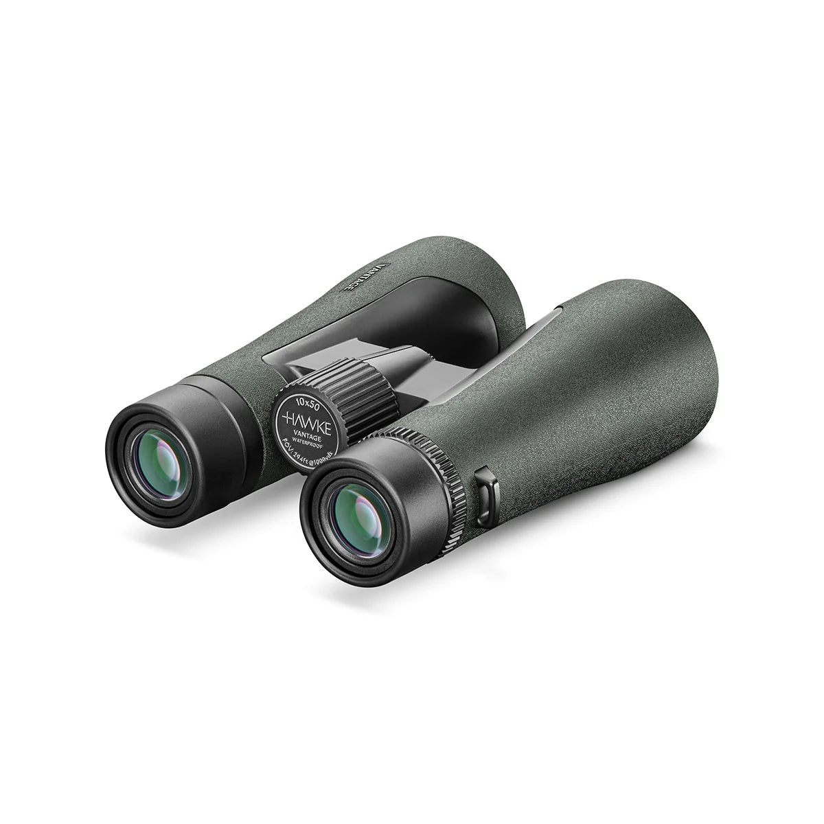 Hawke Vantage 10x50 Binoculars Green back angle