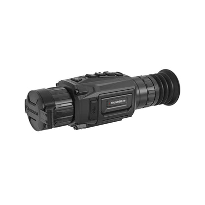 Black thermal imaging device with 'Nikon' branding on a white background