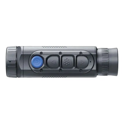 Gray thermal imaging device with control buttons on a white background