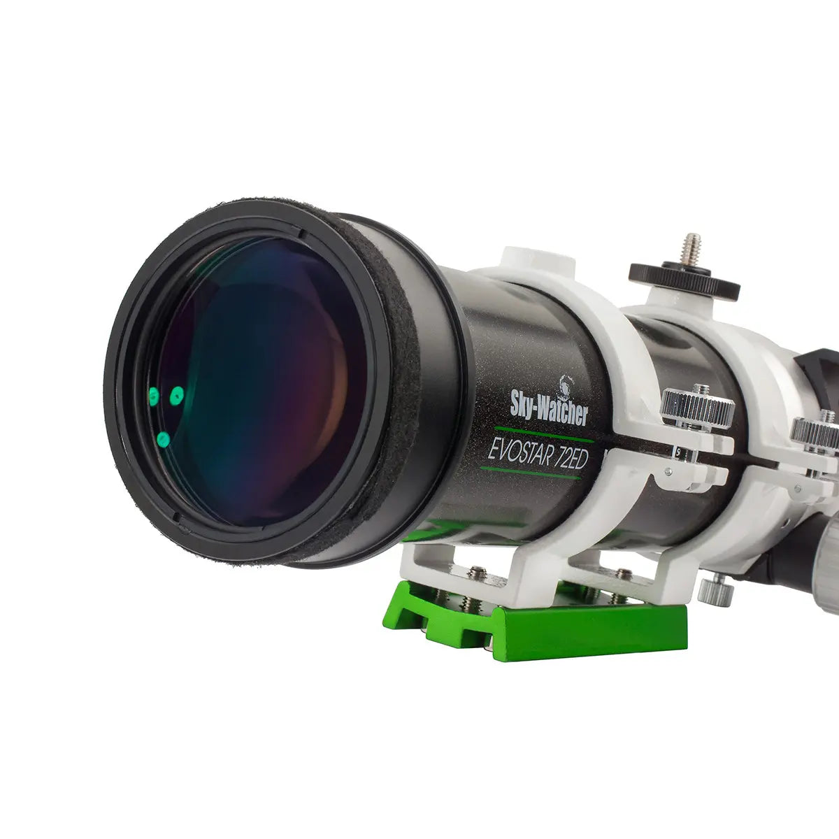 Sky-Watcher Evostar 220D telescope on a white background