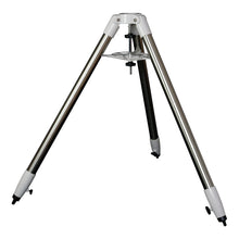 Tripod with white and black design on a white background