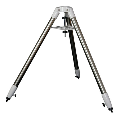 Tripod with white and black design on a white background
