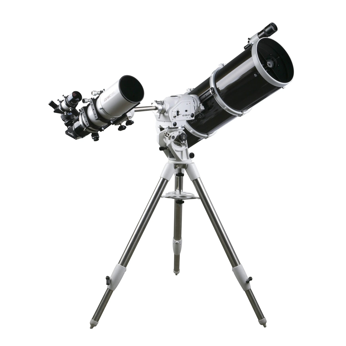 Telescope on a white background