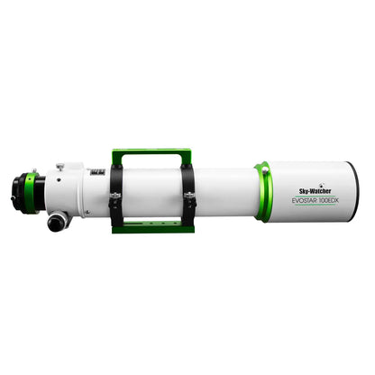 Telescope with 'Sky-Watcher' branding on a white background
