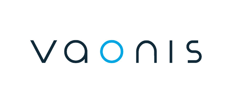 Logo of Vaonis on a white background